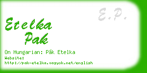 etelka pak business card